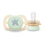 Ultra Start Night Orthodontic Silicone Soother SCF075/07 0-2m 2pcs