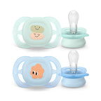 Ultra Start Orthodontic Silicone Soother SCF075/04 0-2m 2pcs