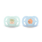 Ultra Start Orthodontic Silicone Soother SCF075/04 0-2m 2pcs