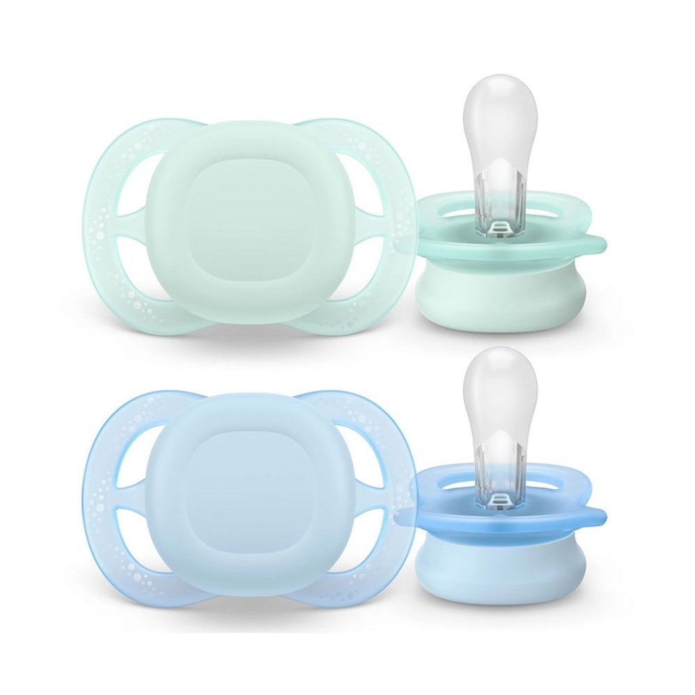 Ultra Start Orthodontic Silicone Soother SCF075/02 0-2m 2pcs