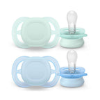 Ultra Start Orthodontic Silicone Soother SCF075/02 0-2m 2pcs