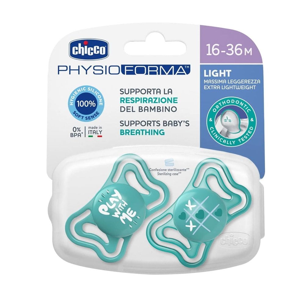 Soother Light PhysioForma Light Blue 16-36m 2pcs