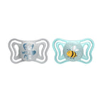 Soother Light PhysioForma Light Blue 2-6m 2pcs