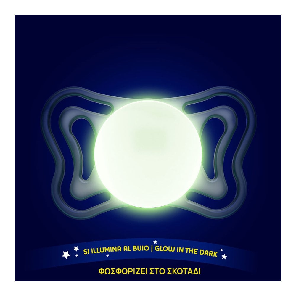 Soother Light PhysioForma Night 2-6m 2pcs