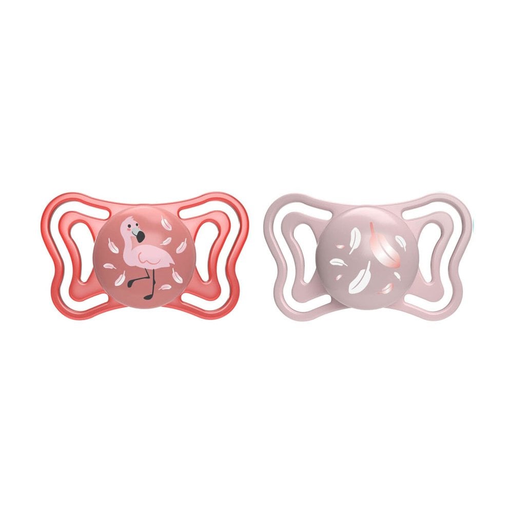 Soother Light PhysioForma Pink 6-16m 2pcs
