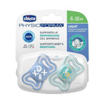 Soother Light PhysioForma Light Blue 6-16m 2pcs