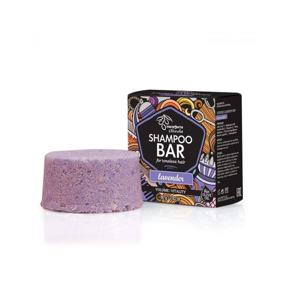 Olive.Elia Shampoo Bar for Toneless Hair Lavender 80gr
