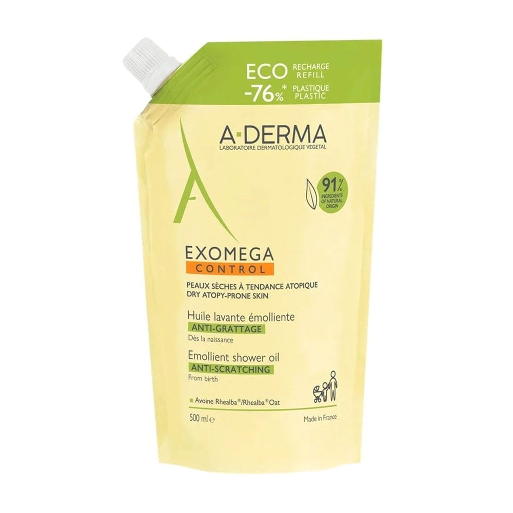 Exomega Control Emollient Shower Oil Refill 500ml