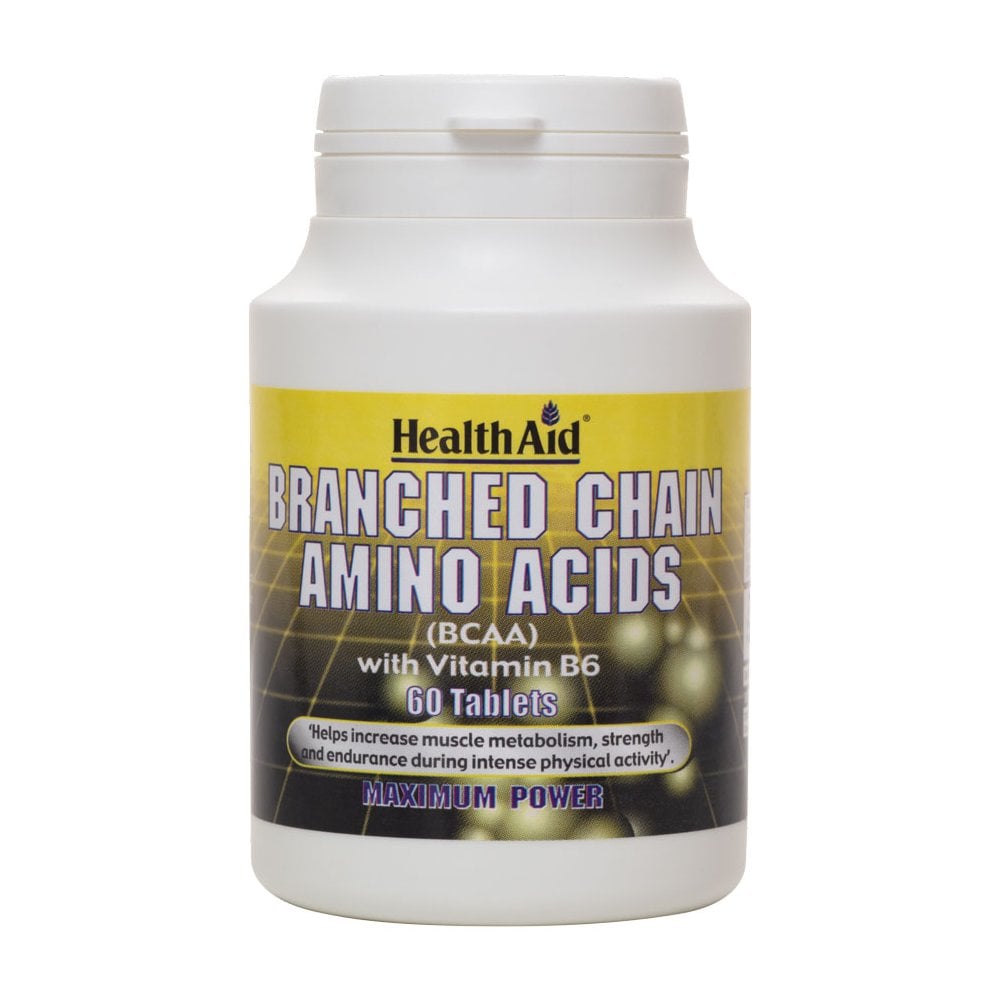 Branched Chain Amino Acids with Vitamin B6 60tabs