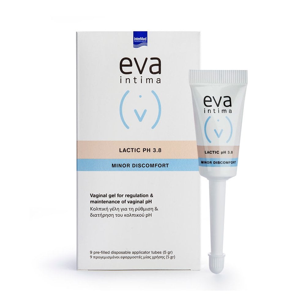 Eva Intima Lactic Vaginal Gel for Regulating & Maintaining Normal Vaginal pH 9x5ml