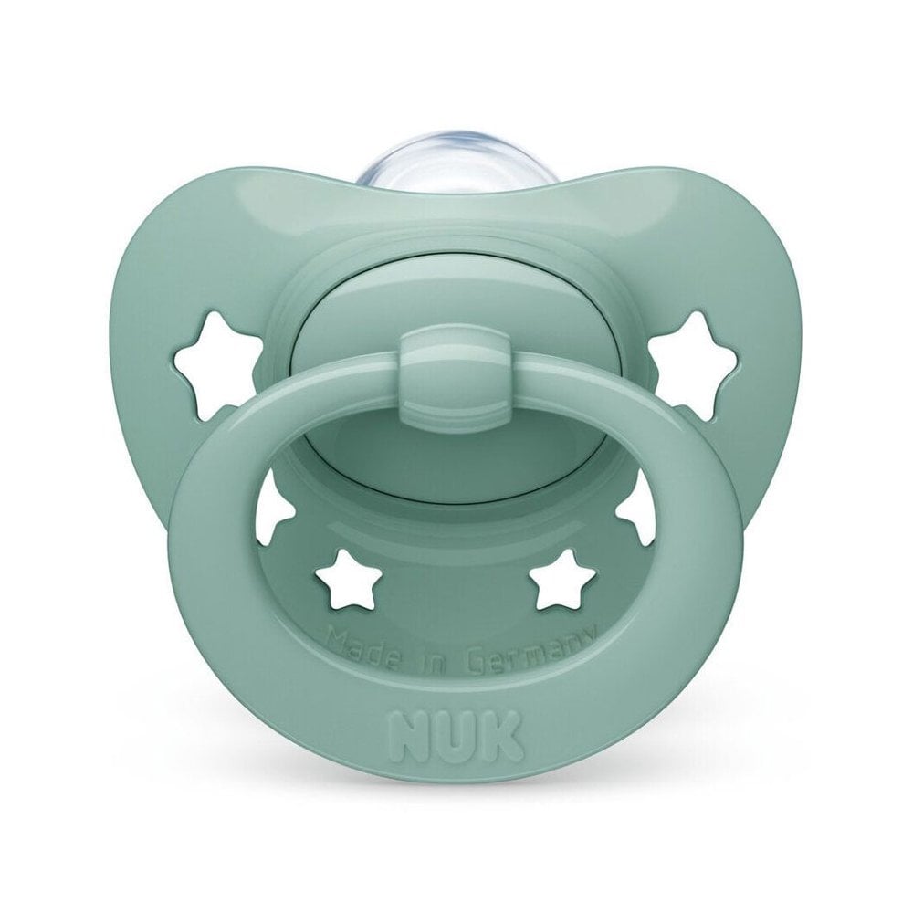 Signature Silicone Soother Green 0-6m 1pc
