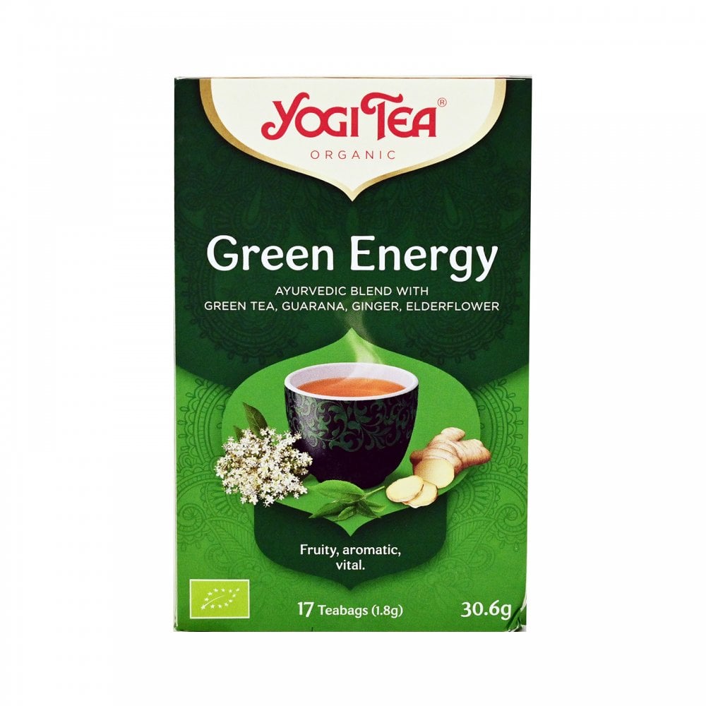 Green Energy Organic Green Tea & Herb Blend - 17 Bags (30.6g)