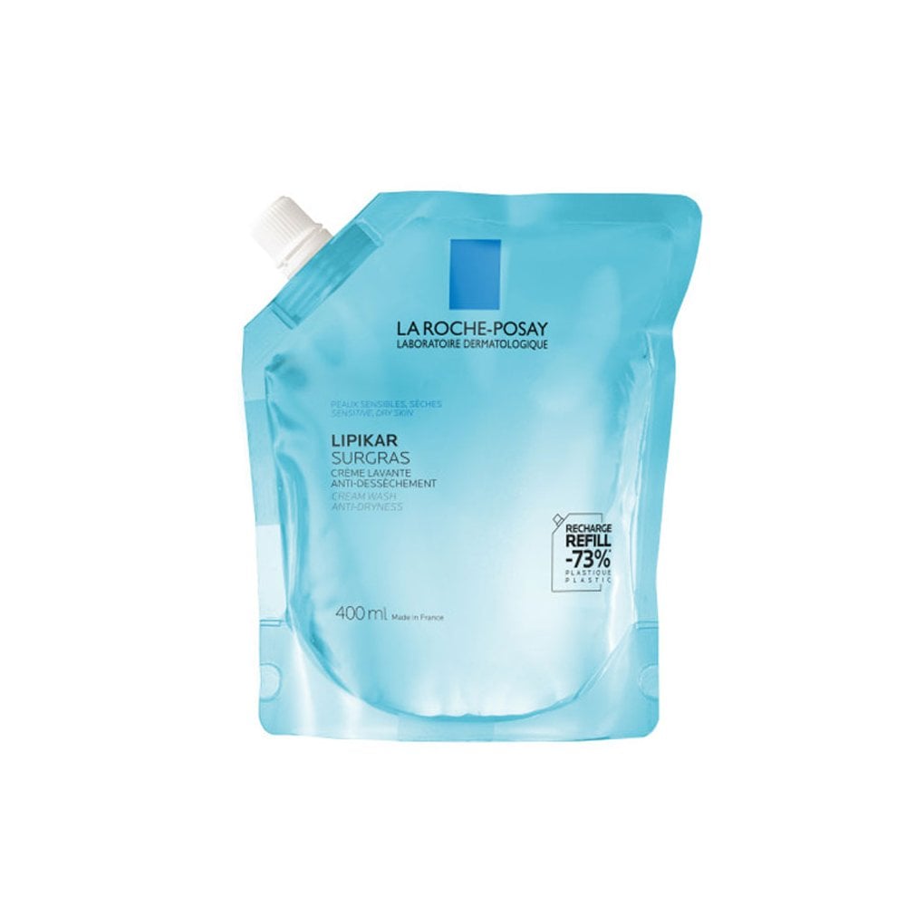 Lipikar Surgras Anti-Dryness Cleansing Cream Refill 400ml