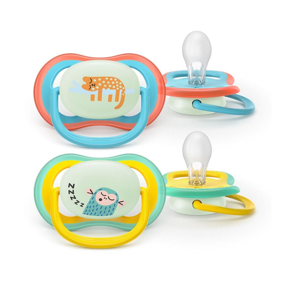 Ultra Air Nighttime Pacifier SCF376/32 18m+ 2pcs