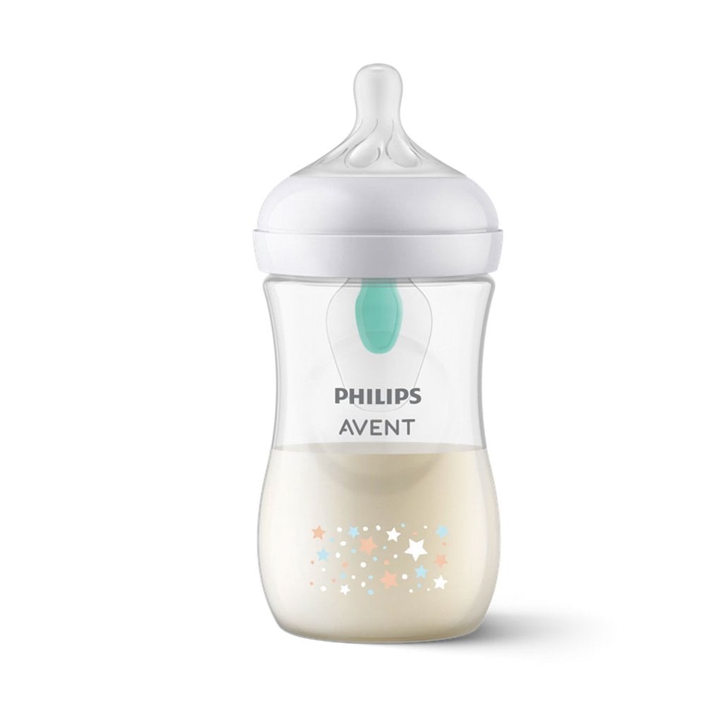 Natural Response Bottle with Airfree Vent SCY673/82 3-6m 260ml Teddy Bear