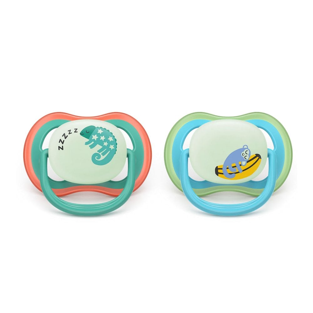 Ultra Air Silicone Soother SCF376/28 6-18m 2pcs