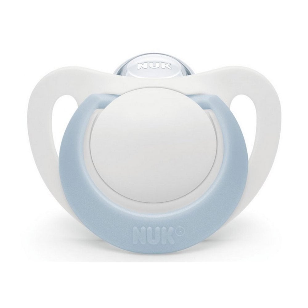 Star Silicone Soother Blue 0-6m 1pc