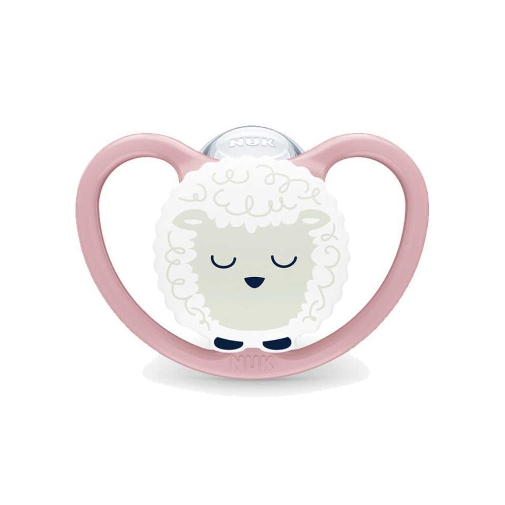 Perfect Match Air Night Pacifier Pink Sheep 0-6m 1pc