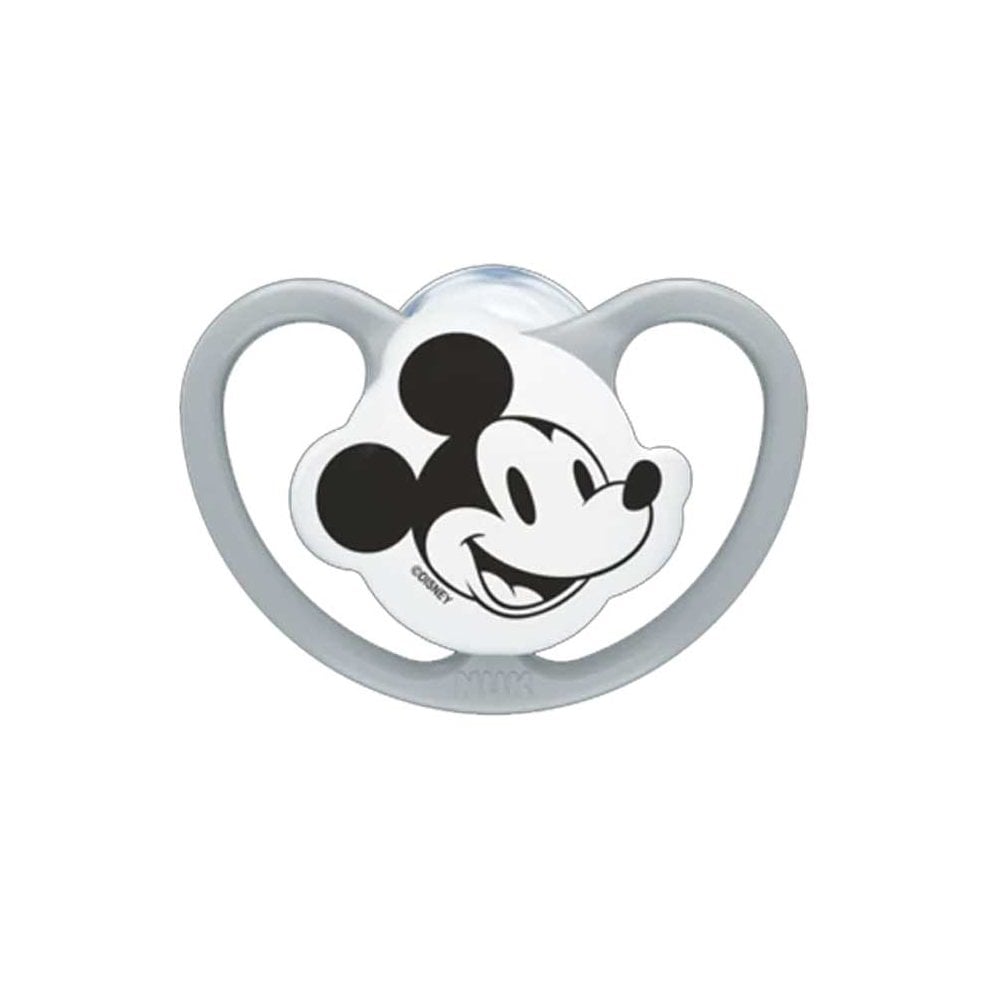 Perfect Match Air Silicone Soother Mickey Gray 6-18m 1pc