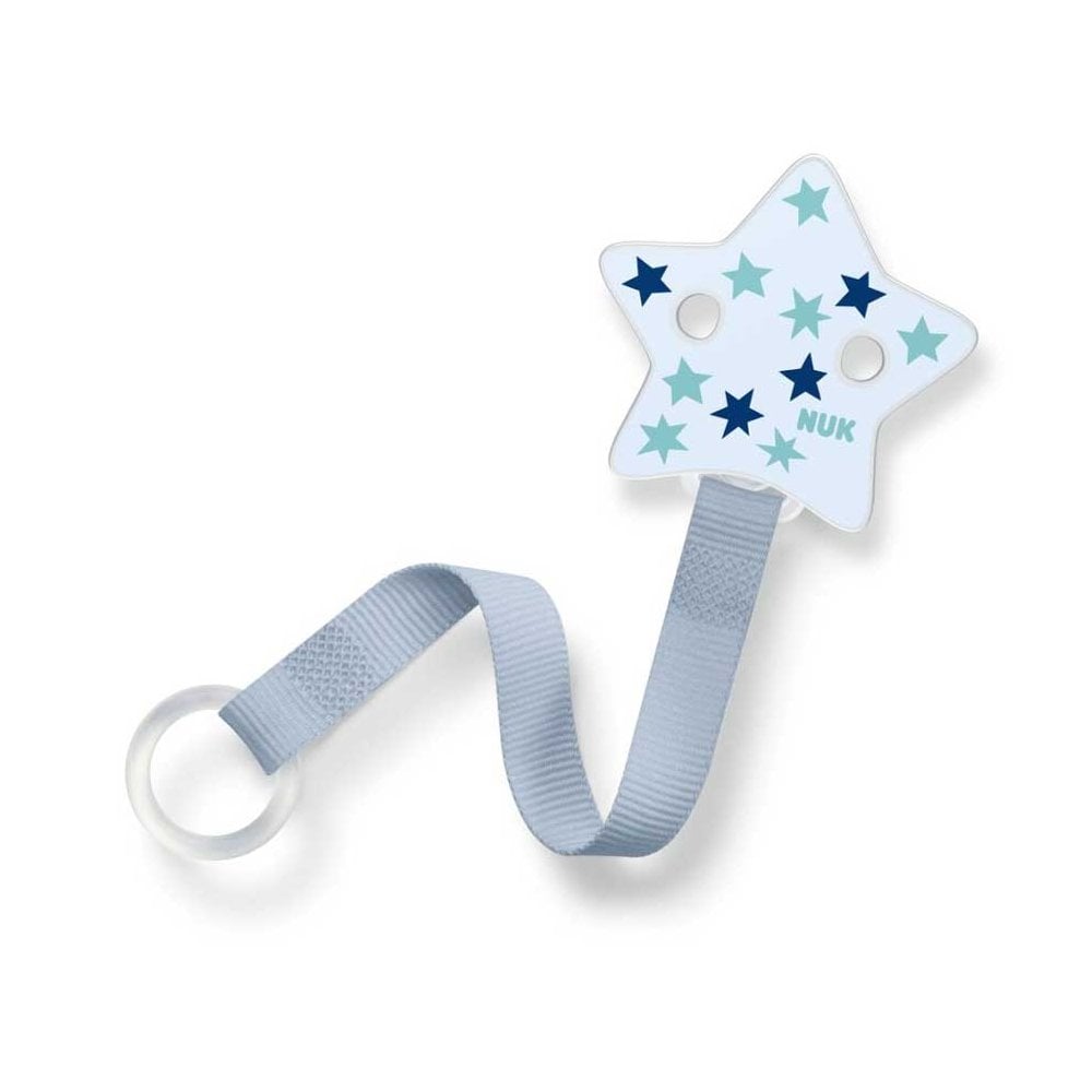 Soother Ribbon Blue Stars 1pc