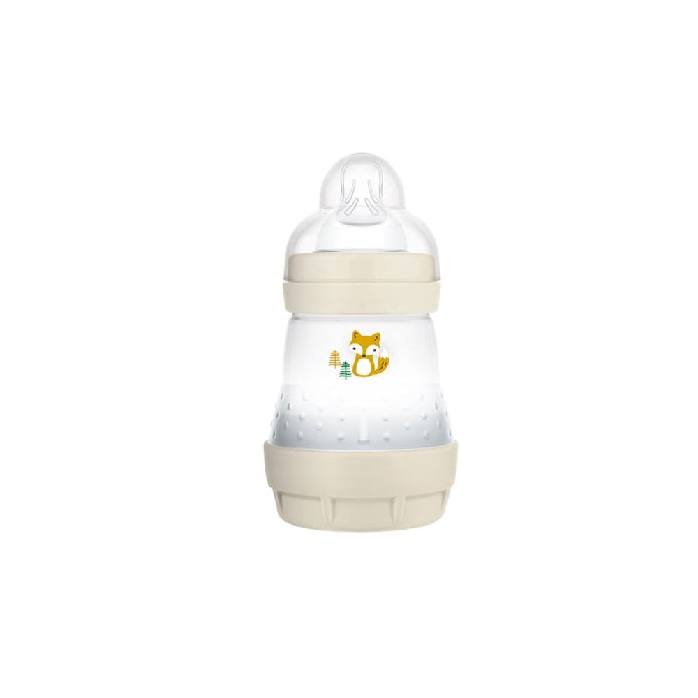Plastic Anti-Colic Baby Bottle 0m+ 350S White Fox 160ml