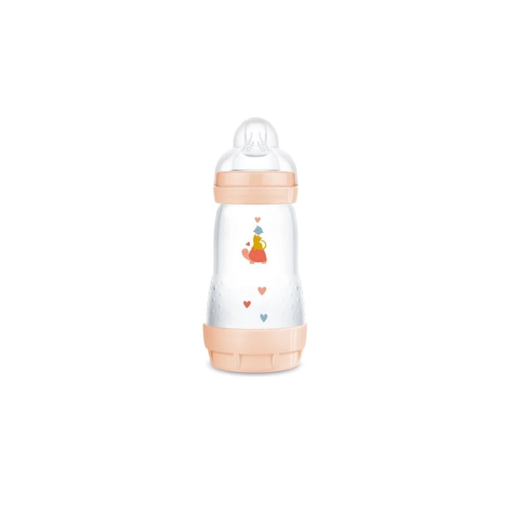 Plastic Anti-Colic Baby Bottle 2m+ 351SG Orange 260ml