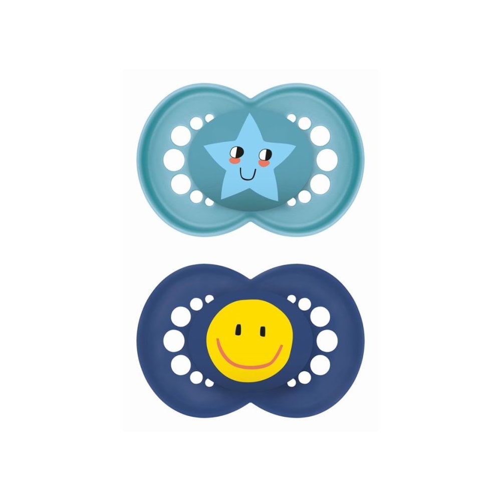 Original Silicone Soother 6-16m Boy 150SBc 2pcs
