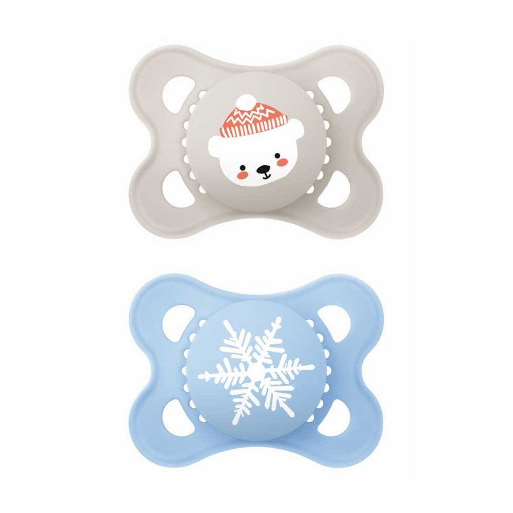 Original Silicone Soother Boy 104Sc 2-6m – Winter Limited Edition 2pcs