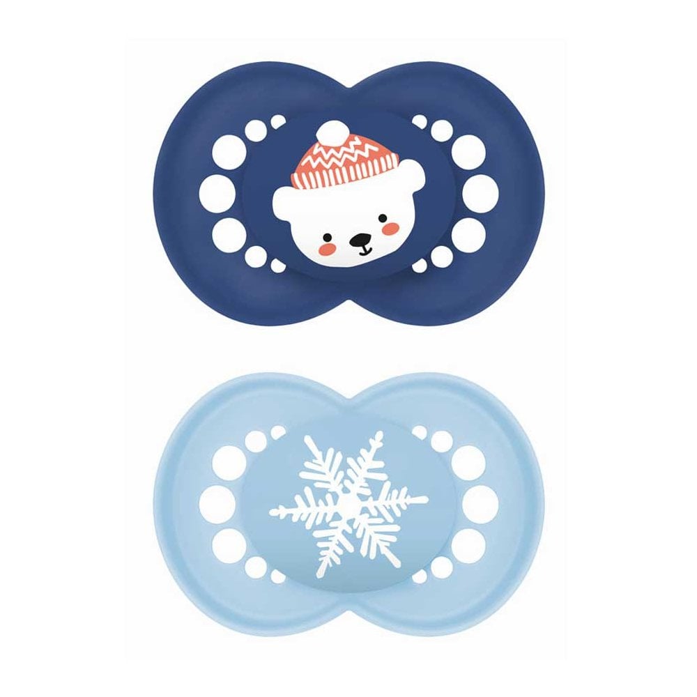 Original Silicone Soother Boy 154Sc 6-16m – Winter Limited Edition 2pcs