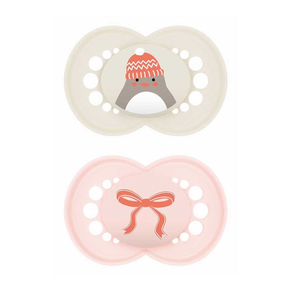 Original Silicone Soother Girl 154Sc 6-16m – Winter Limited Edition 2pcs