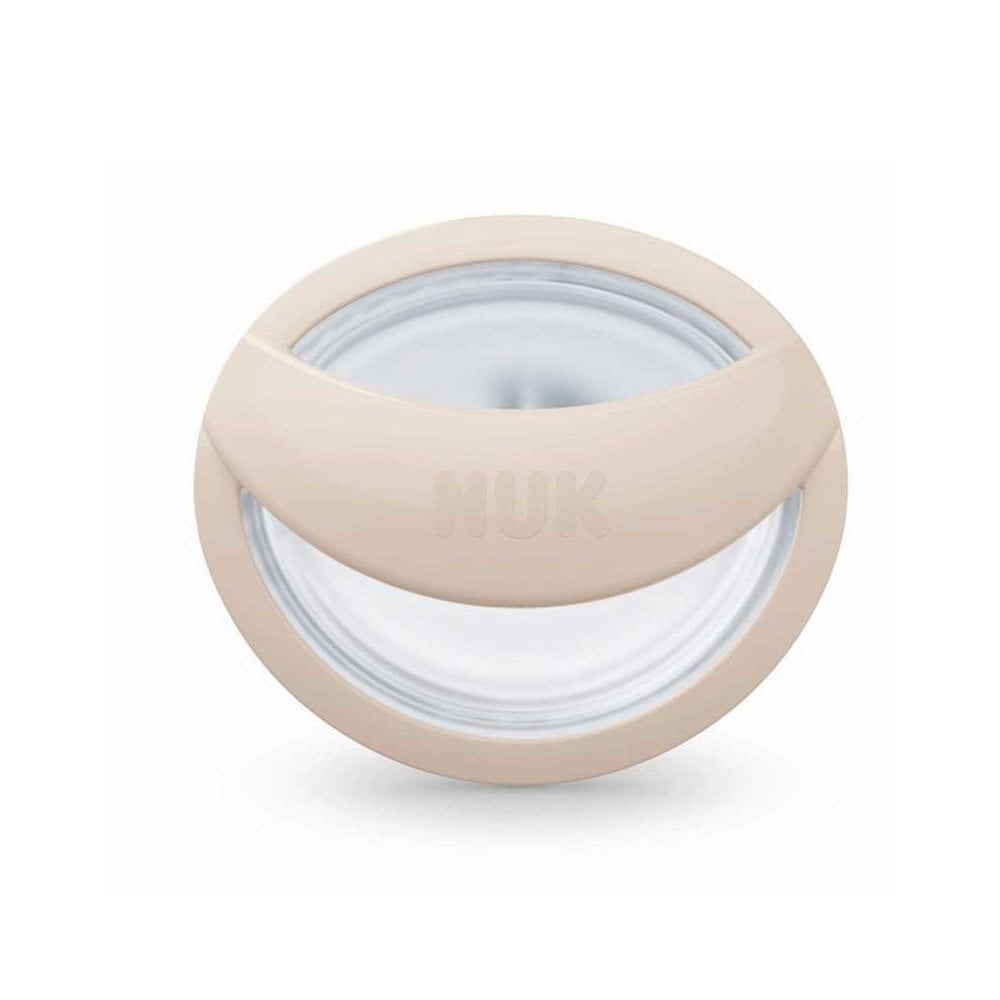 Perfect Match Silicone Soother 0-6m Orange & Beige 2pcs