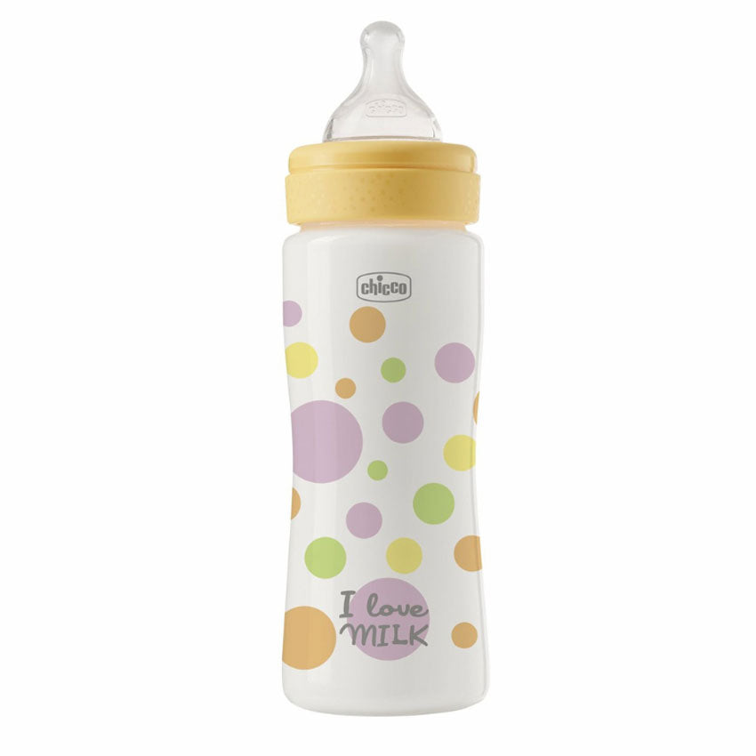Perfect Easy Plastic Anti-Colic Bottle Yellow 4m+ 330ml