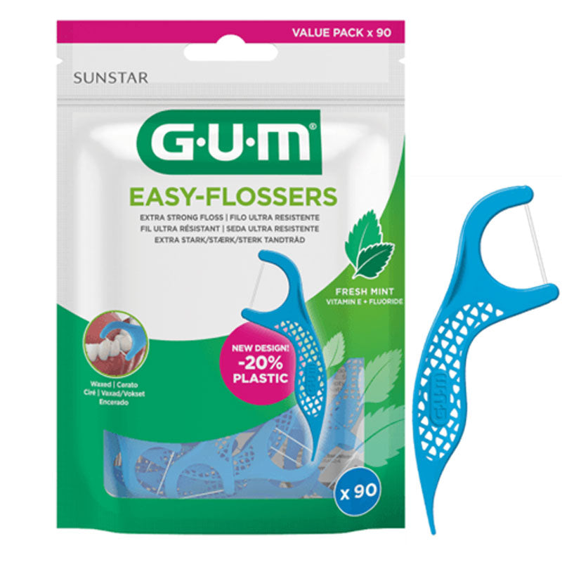 890 Advanced Easy Care Flossers, Mint 90pcs