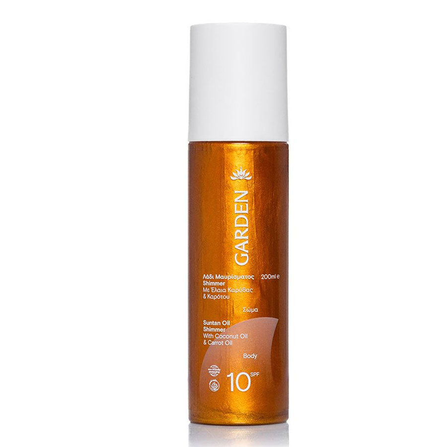 Shimmer Suntan Oil with Coconut and Carrot Oil SPF10 200ml