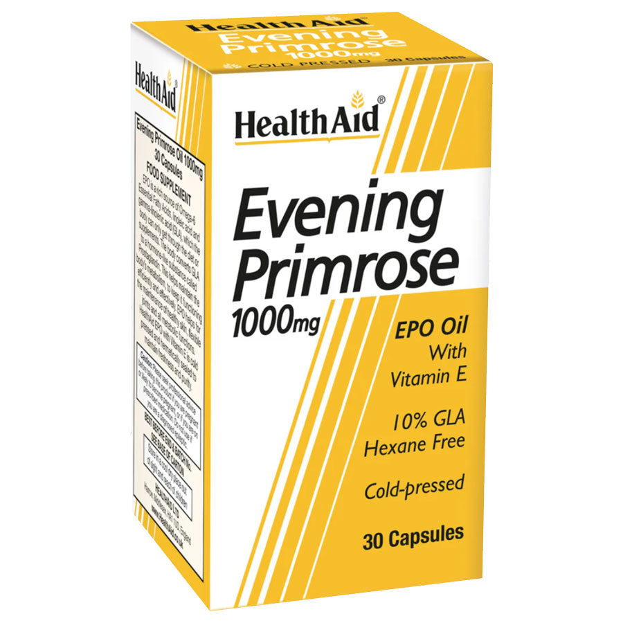 Evening Primrose Oil 1000mg & Vitamin E 30caps