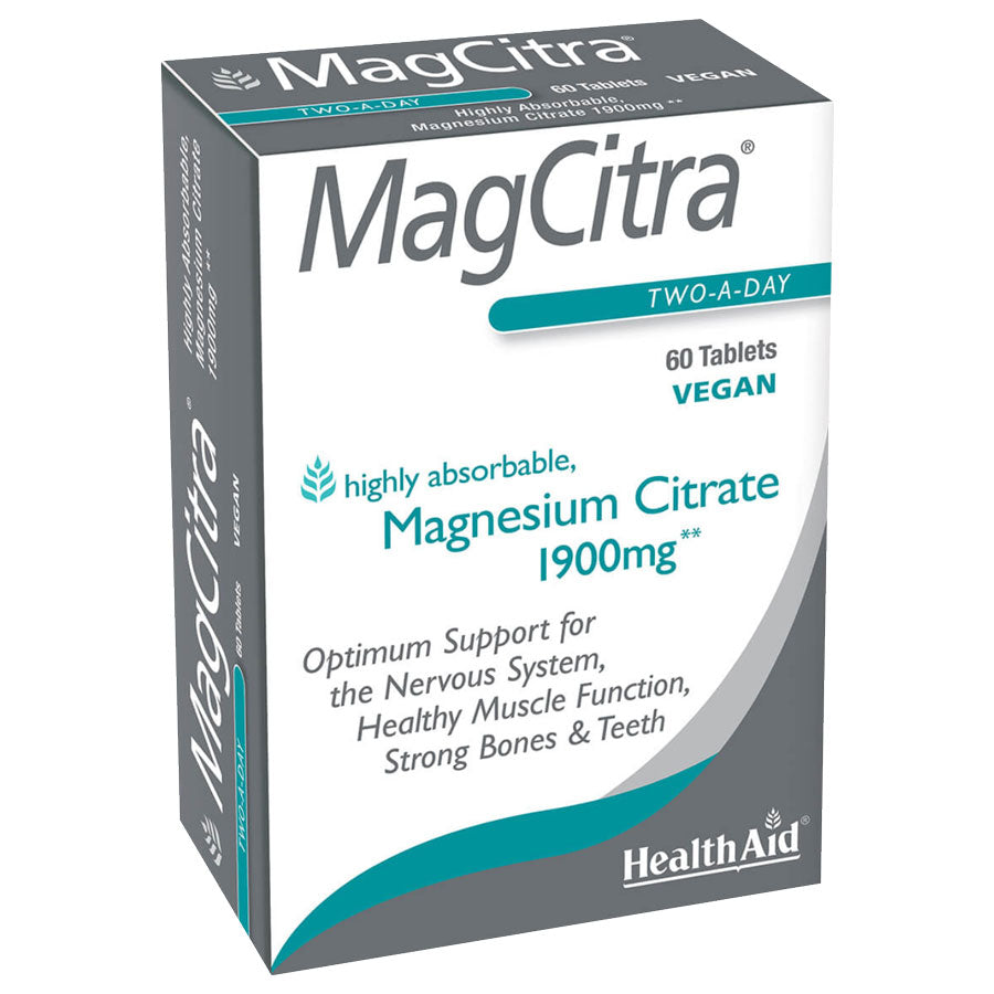 MagCitra Tablets (Magnesium Citrate) 1900mg 60tabs