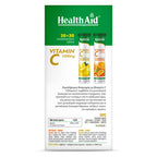 Vitamin C 1000mg Effervescent Orange 20tabs & Vitamin C 1000mg Effervescent Lemon 20tabs