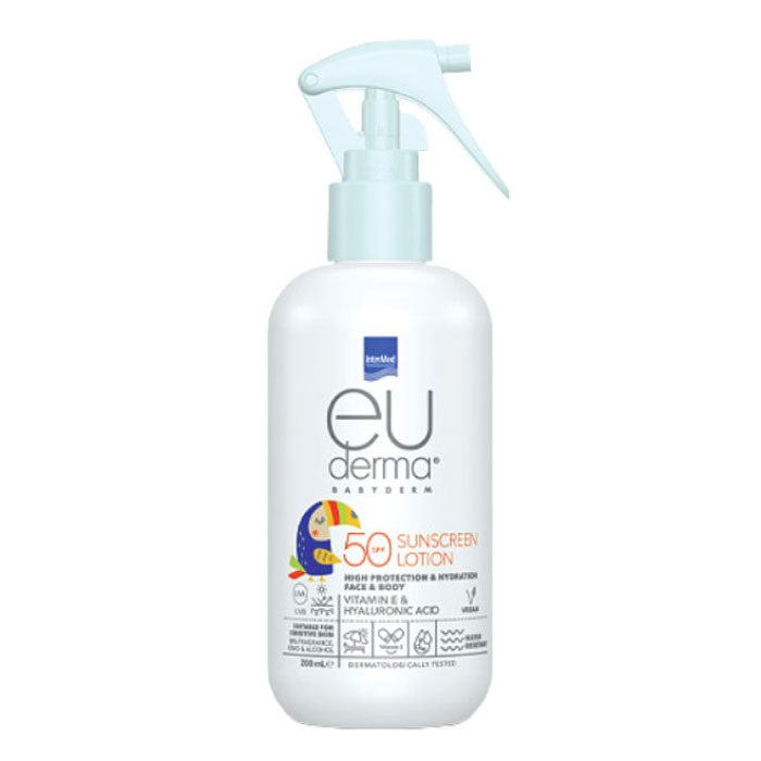 Euderma Babyderm Sunscreen Lotion SPF50 200ml