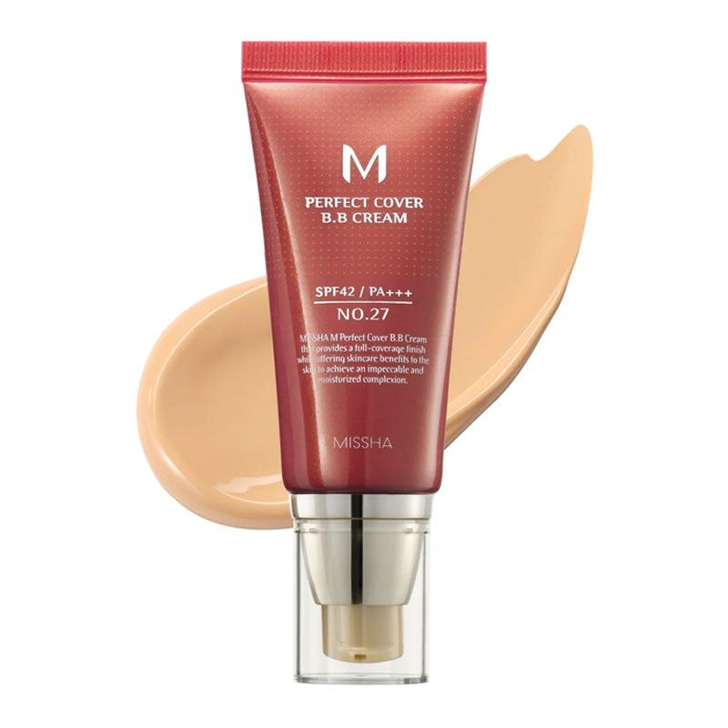 M Perfect Cover BB No. 27 Honey Beige Day Cream with SPF42 PA+++ with Hyaluronic Acid & Ceramides 50ml