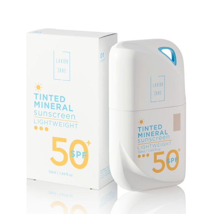 Tinted Mineral Sunscreen SPF50 No1 Light Shade 50ml