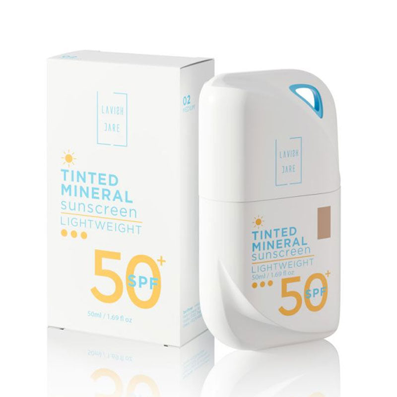 Tinted Mineral Sunscreen SPF50 No2 Medium Shade 50ml