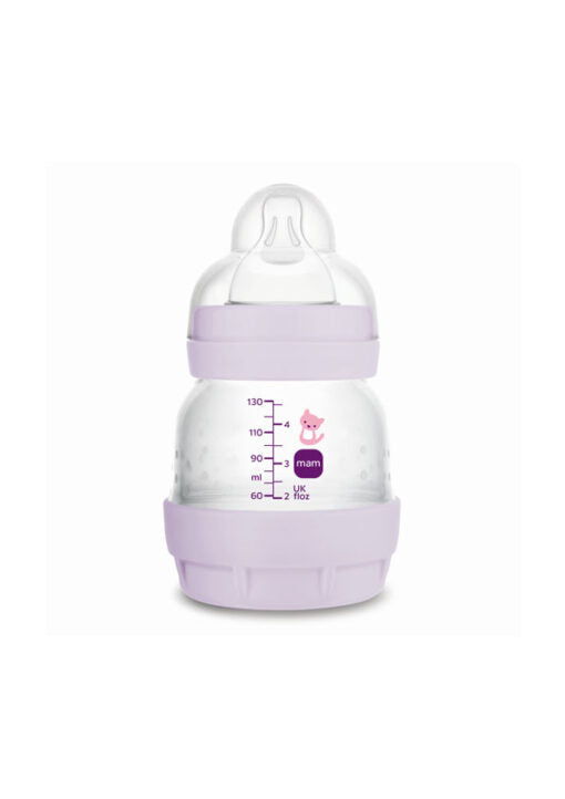 Plastic Easy Start Anti-Colic Pink Bottle 0m+ 130ml 1pc