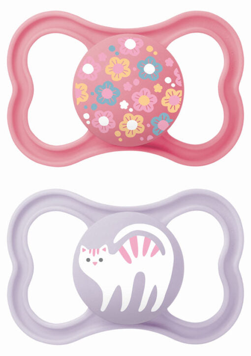Supreme Silicone Soother 16+m Pink 295S 2pcs