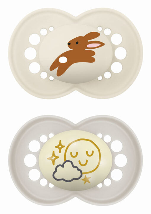 Day & Night Silicone Soother 16m+ Cream 274SG 2pcs