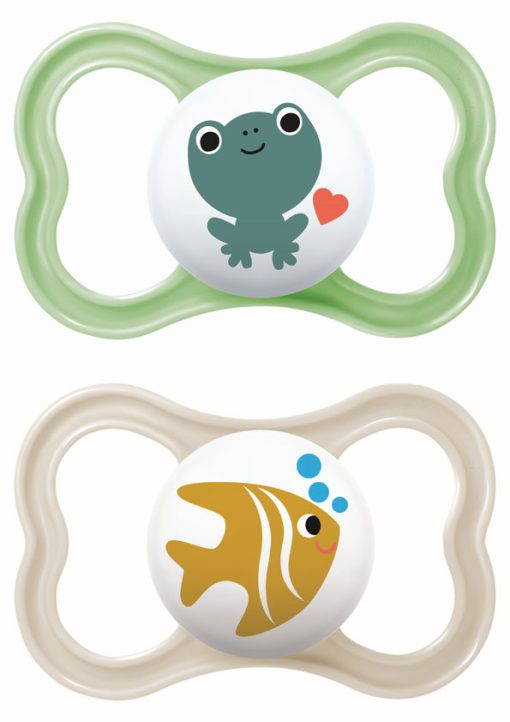 Air Silicone Soother Green 275SUc 16m+ 2pcs