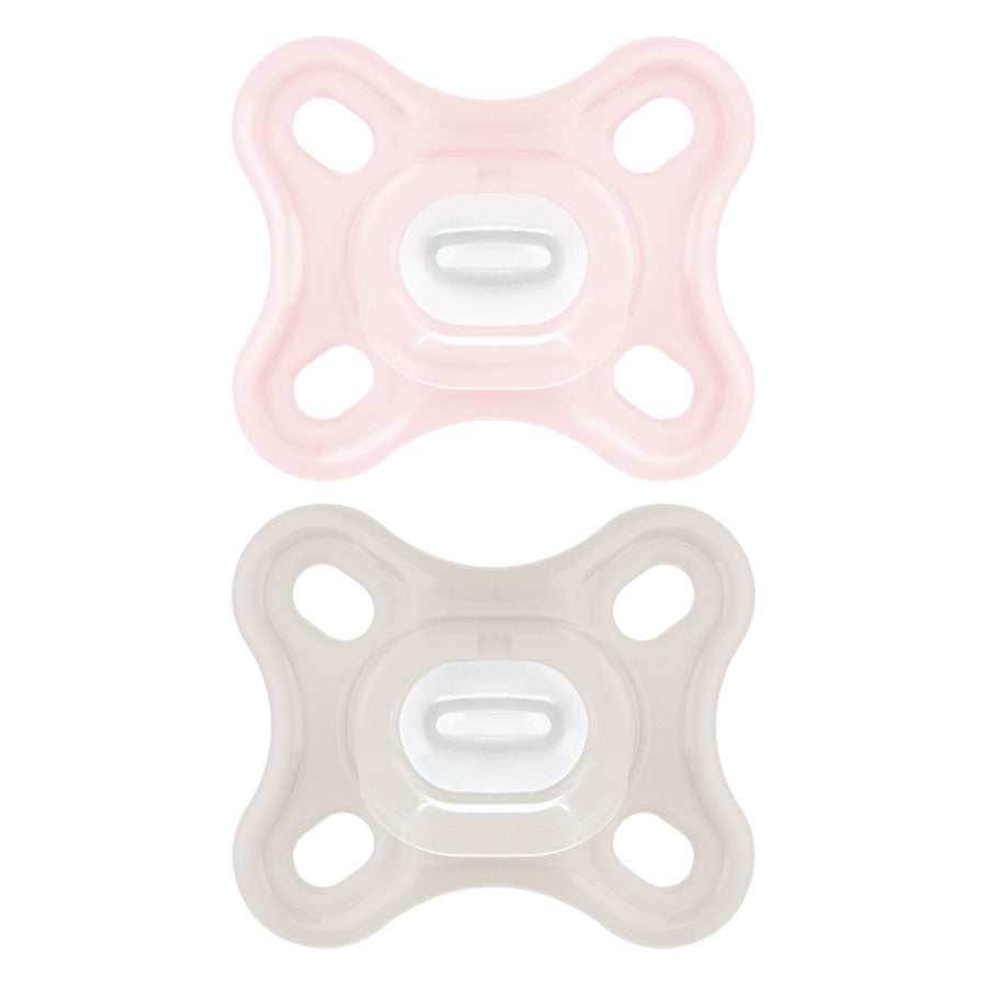 Comfort Silicone Soother 0-3 months Pink 126SG 2pcs