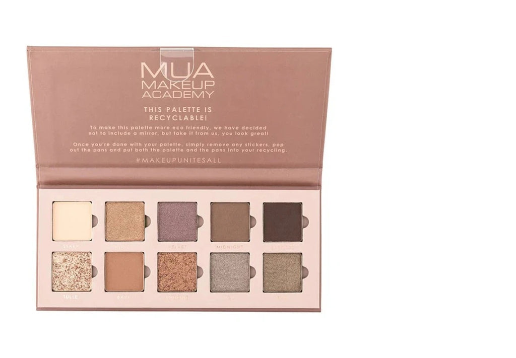 Eyeshadow Palette 10 Shade Velvet Nudes