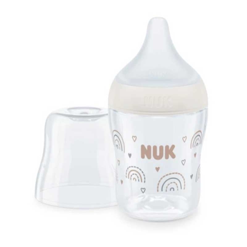 Perfect Match Glass Baby Bottle Rainbow 0m+ 120ml