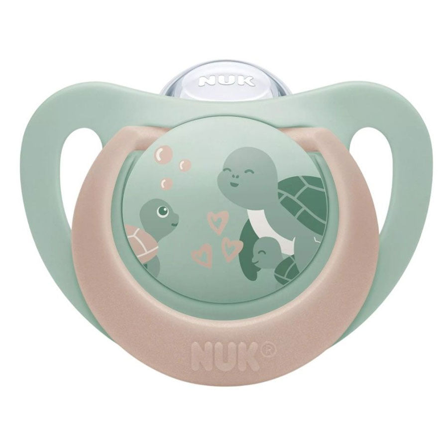First Choice Soother with Silicone Nipple Green 6-18m 1pc