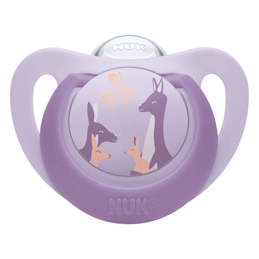 First Choice Soother with Silicone Nipple Purple 6-18m 1pc
